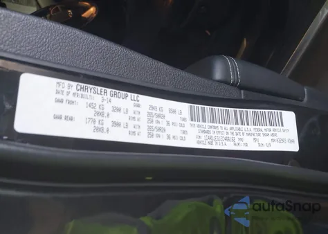 2014 Dodge Durango Citadel from USA, damaged, VIN 1C4RDJEG1EC466162